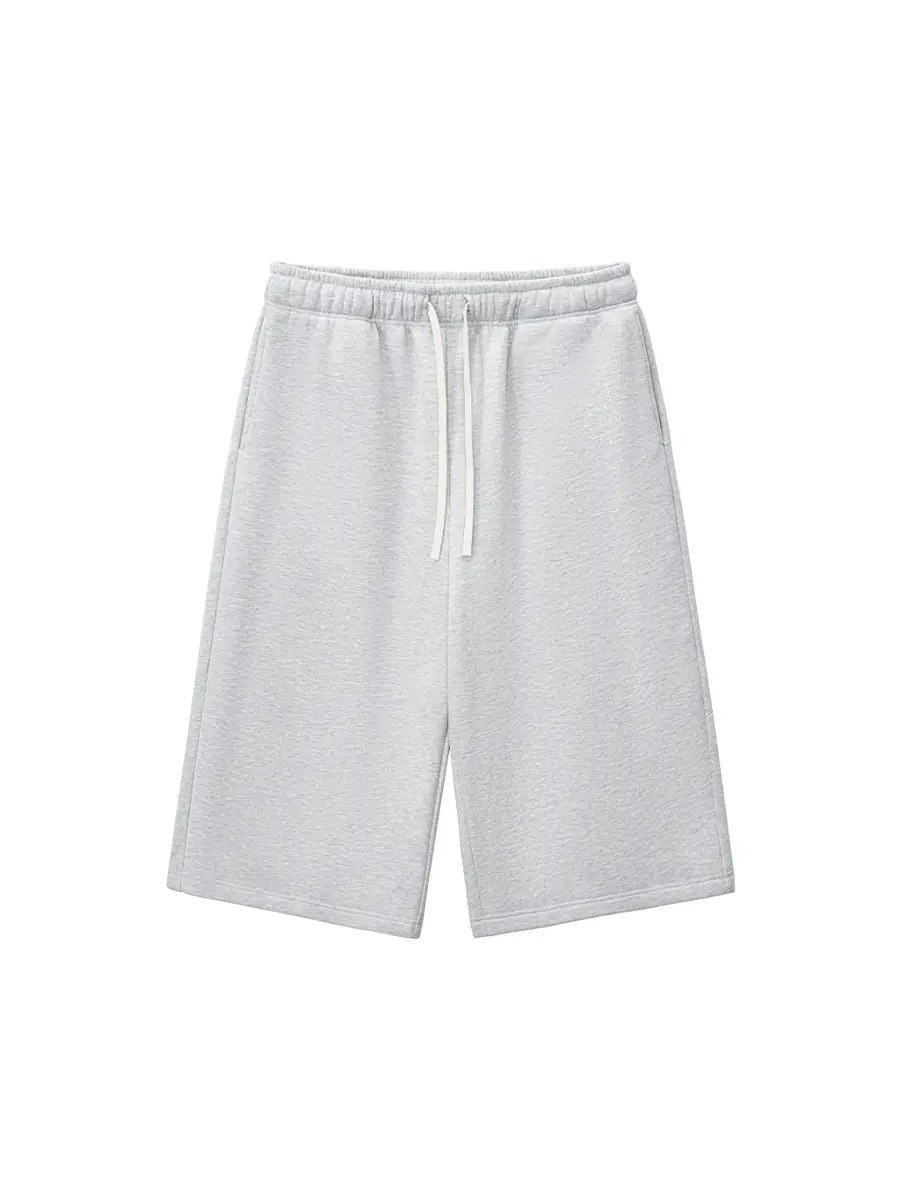 Capri Sweatpants in Heather Grey, front